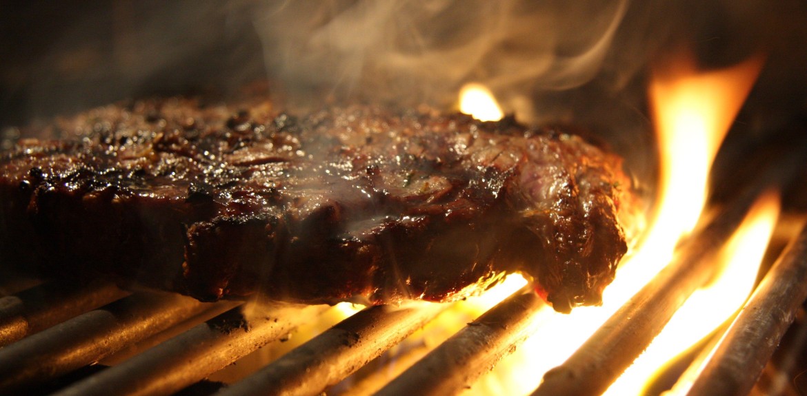 Grilled-steak at The Grill Restaurant Rugby